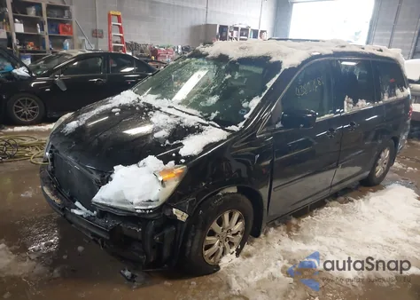 2009 Honda Odyssey Ex-L from USA, damaged, VIN 5FNRL38779B022545